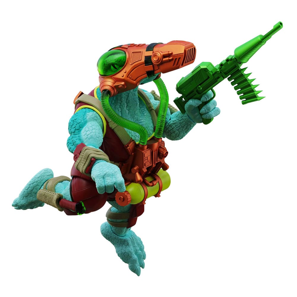 Saurozoic Warriors Rock Javvik Mosa Mosasaurus (Underwater Assault) 15 cm Action Figure