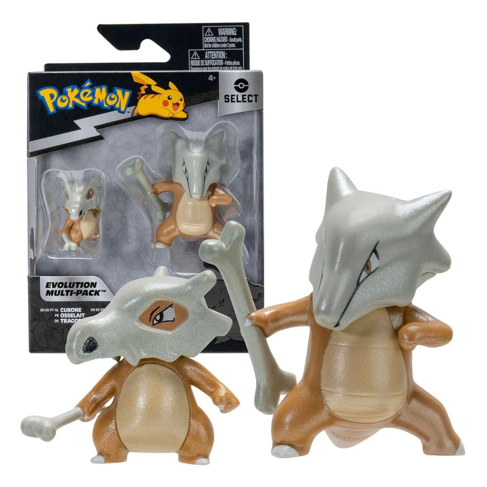 Pokemon: Evolution Select Cubone, Marowak Action Figures 2-Pack