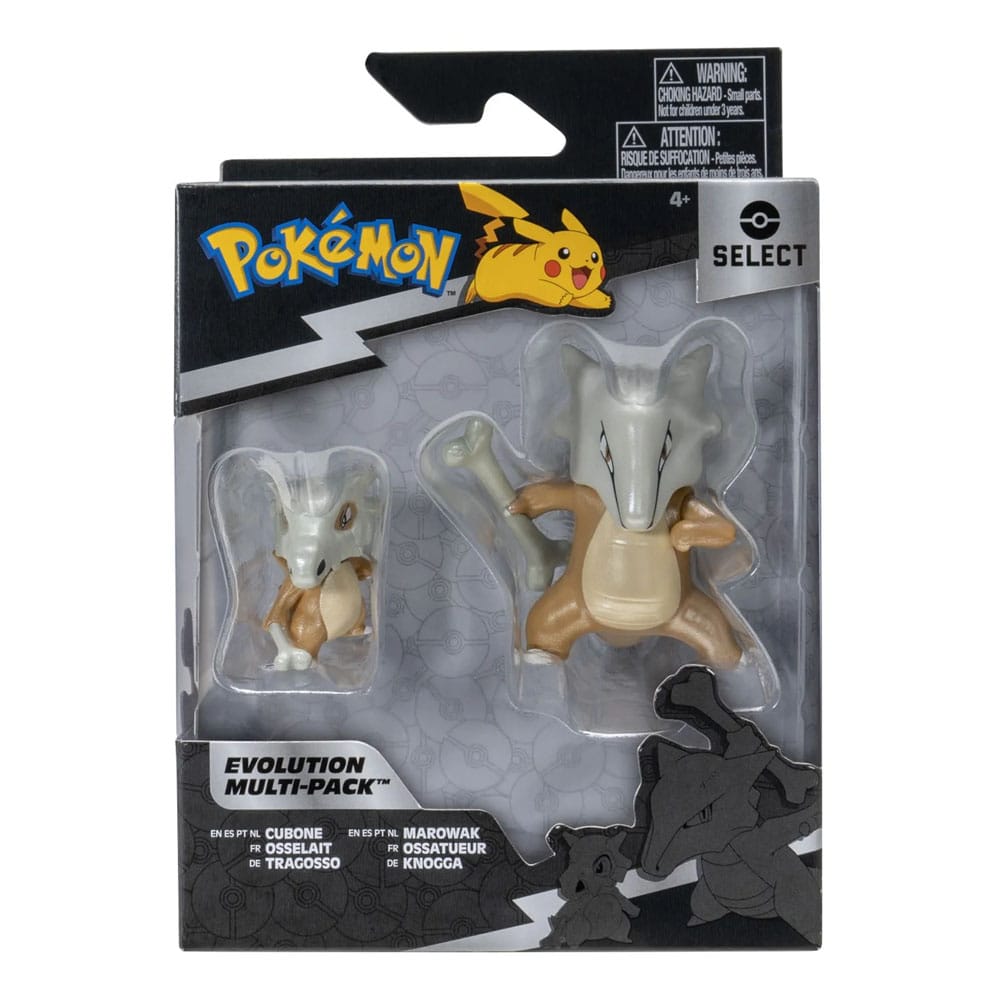 Pokemon: Evolution Select Cubone, Marowak Action Figures 2-Pack