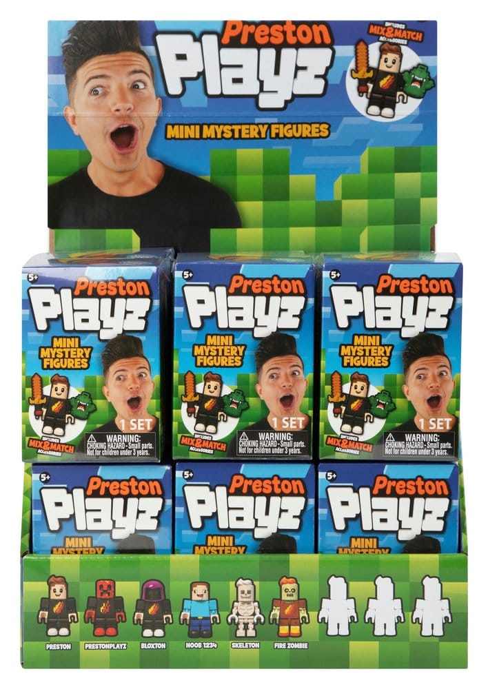 Preston Playz Mini Figures Series 1 Blind Box Display (12)