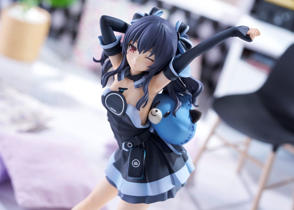 Hyperdimension Neptunia Neptunia Uni Wake Up Ver. 20cm 1/8 Scale Statue