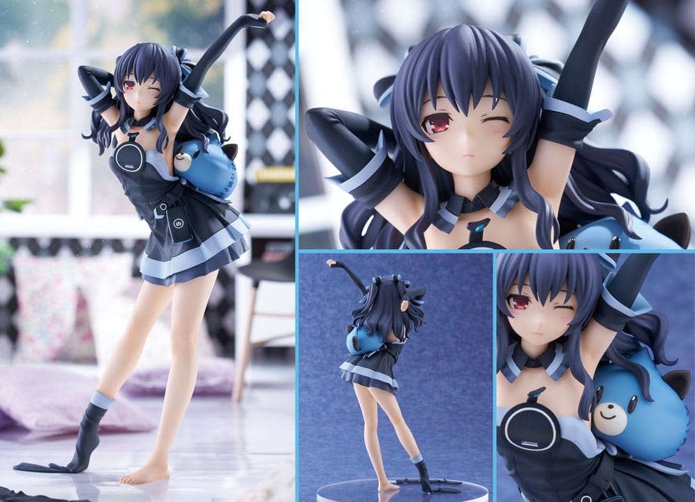 Hyperdimension Neptunia Neptunia Uni Wake Up Ver. 20cm 1/8 Scale Statue