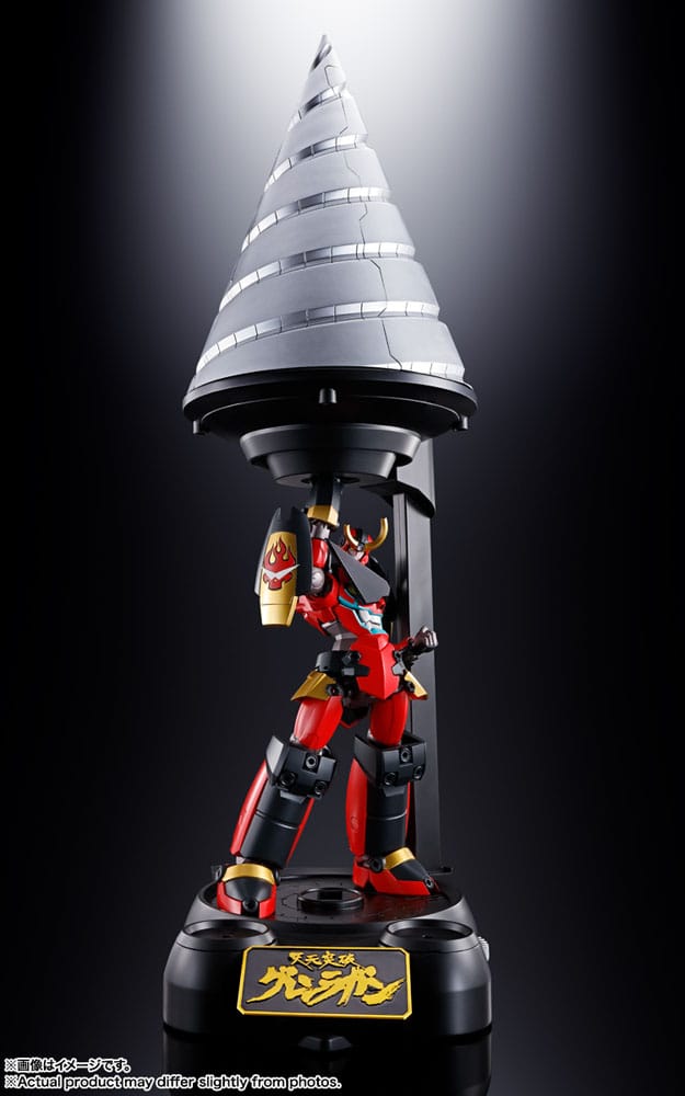 Tengen Toppa Gurren Lagann Soul of Chogokin GX-107 Gurren Lagann & Giga Drill Set 18 cm Diecast Action Figure