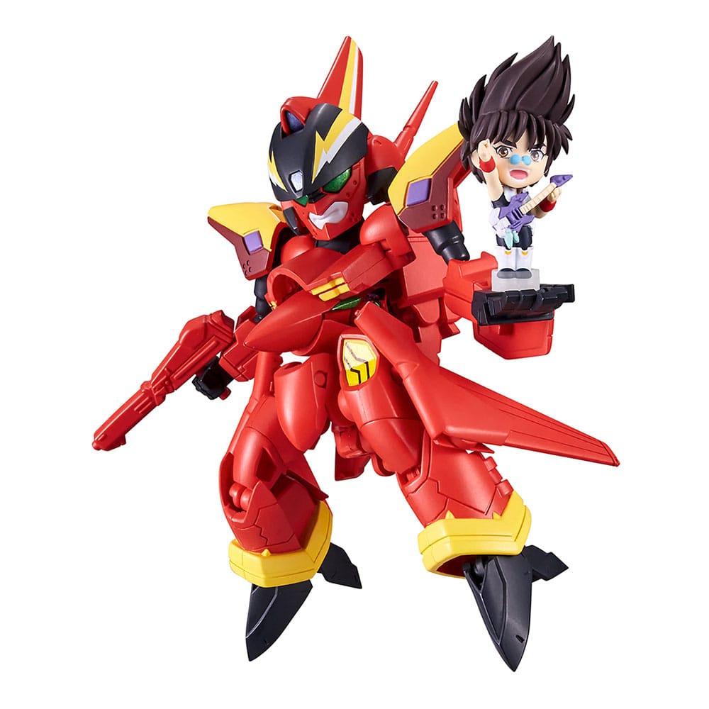 Macross 7 VF-19 Custom Fire Valkyrie with Basara Nekki 11 cm Tiny Session Vehicle mit Action Figure