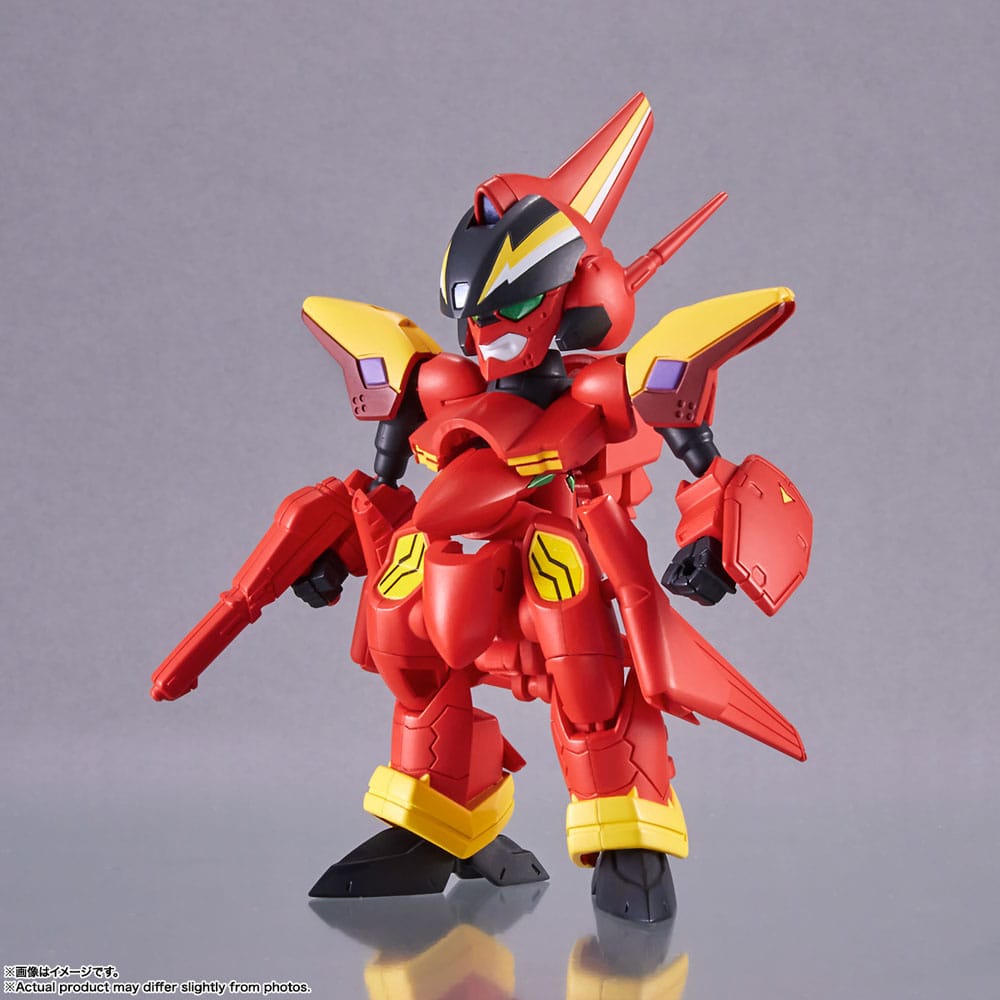 Macross 7 VF-19 Custom Fire Valkyrie with Basara Nekki 11 cm Tiny Session Vehicle mit Action Figure