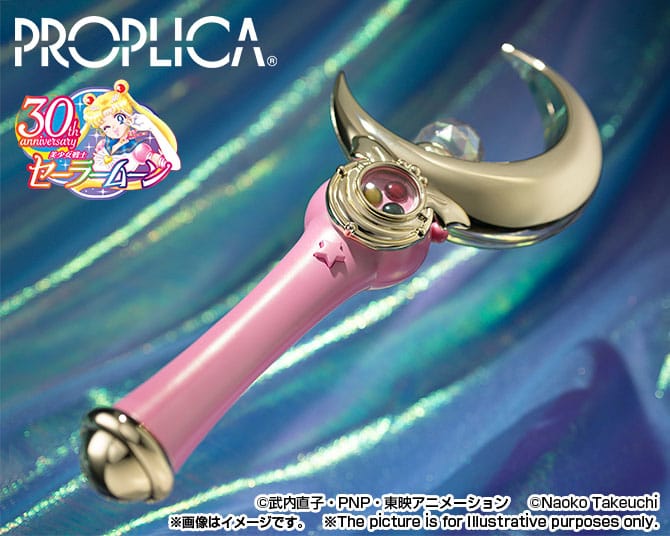 Sailor Moon Moon Stick Brilliant Color Edition 26cm 1/1 Scale Proplica Replica