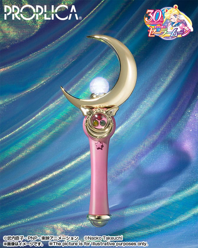 Sailor Moon Moon Stick Brilliant Color Edition 26cm 1/1 Scale Proplica Replica