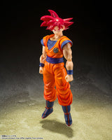 Dragon Ball Super Super Saiyan God Goku Saiyan God of Virtue 14cm S.H. Figuarts Action Figure