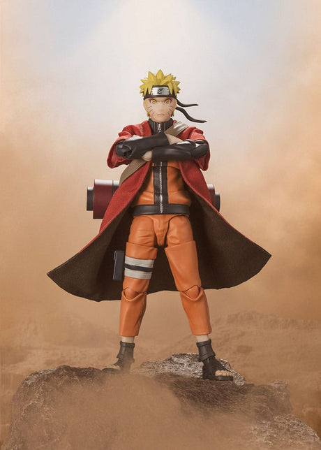 S.H. Figuarts Naruto Shippuden Naruto Uzumaki (Sage Mode) - Savior of Konoha 15 cm Action Figure