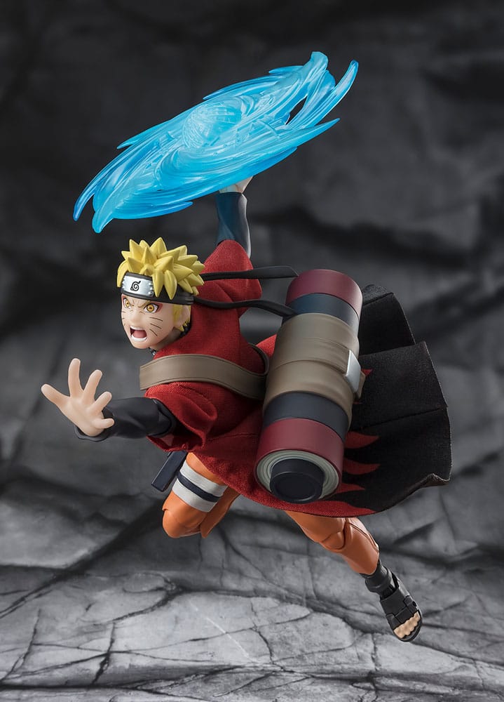 S.H. Figuarts Naruto Shippuden Naruto Uzumaki (Sage Mode) - Savior of Konoha 15 cm Action Figure