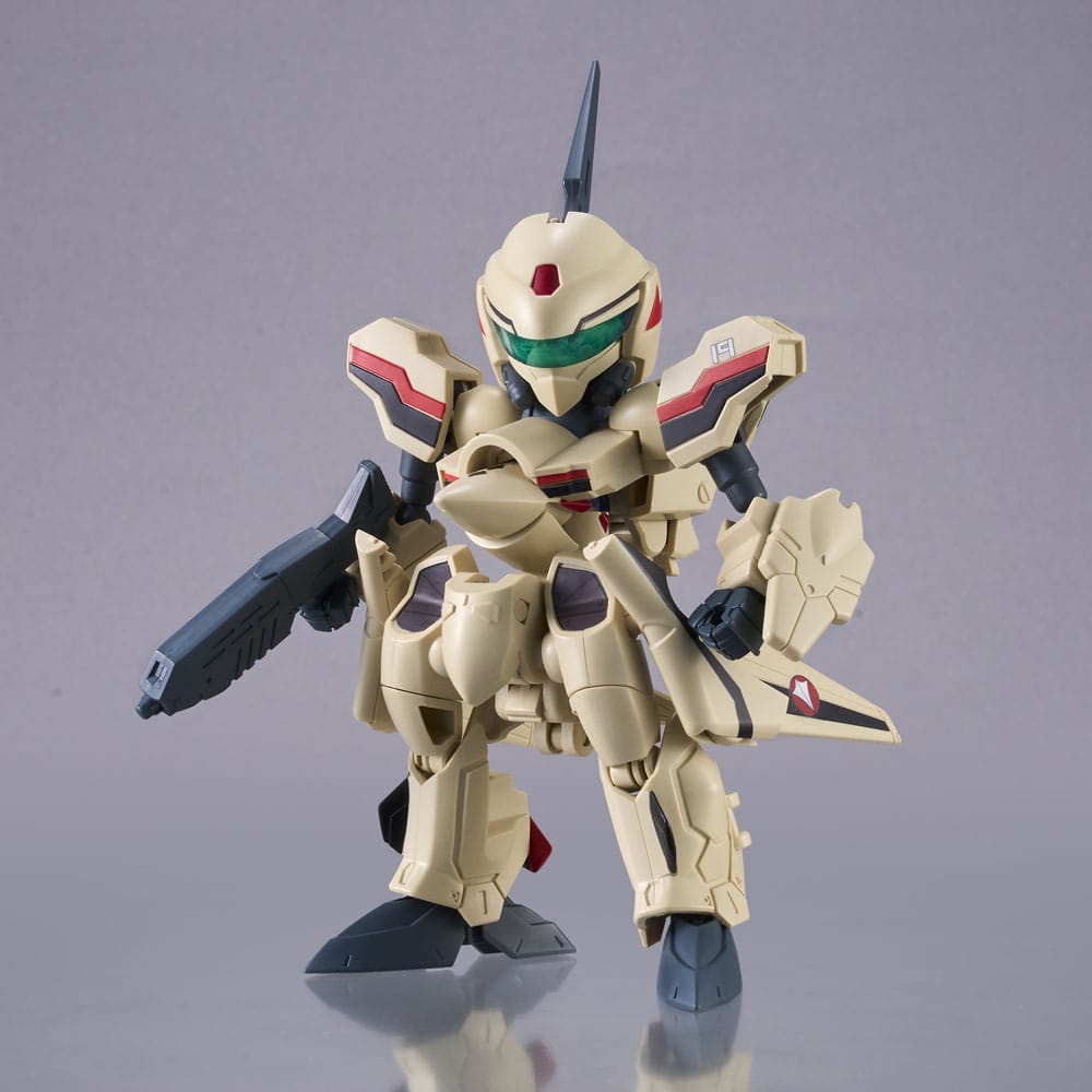 Macross Plus Tiny Session Vehicle YF-19 (Isamu Alva Dyson Use) with Myung Fang Love 11 cm Action Figure