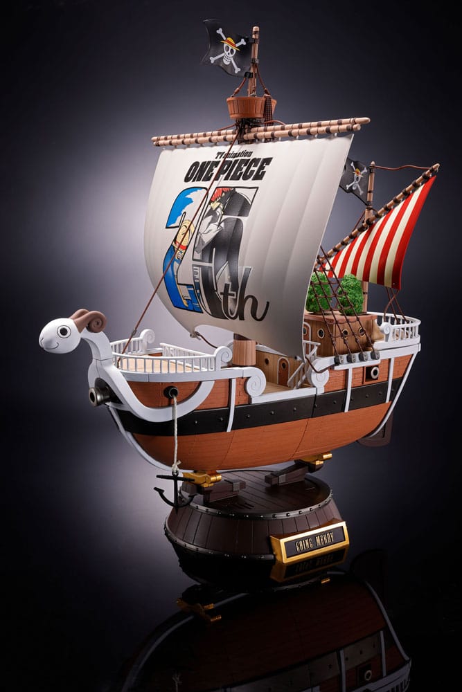 One Piece Soul of Chogokin Going Merry 25th Anniversary Memorial Edition 28 cm Diecast Action Figure