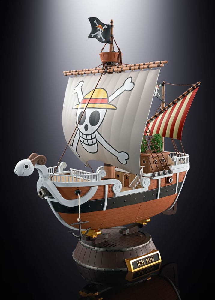 One Piece Soul of Chogokin Going Merry 25th Anniversary Memorial Edition 28 cm Diecast Action Figure