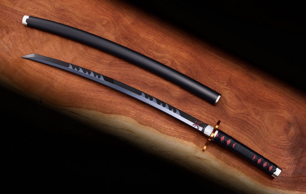 Demon Slayer Kimetsu no Yaiba Nichirin Sword (Tanjiro Kamado) Kyojuro Rengoku´s Sword Gueard Ver. 88 cm 1/1 Proplica Replica
