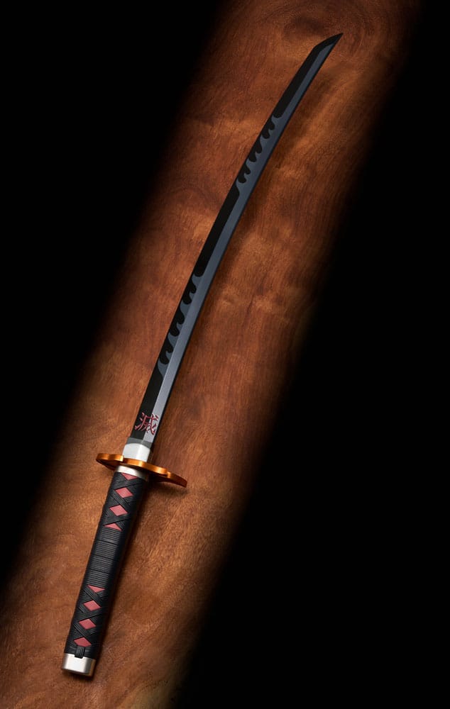 Demon Slayer Kimetsu no Yaiba Nichirin Sword (Tanjiro Kamado) Kyojuro Rengoku´s Sword Gueard Ver. 88 cm 1/1 Proplica Replica