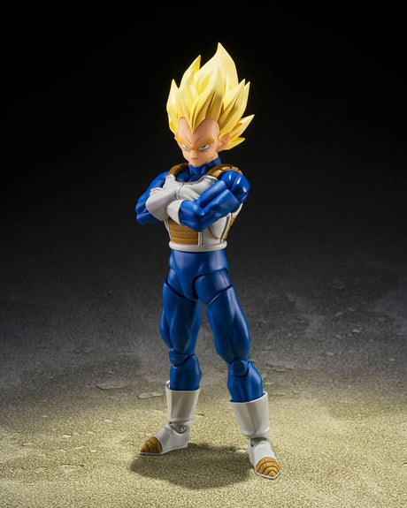 Dragon Ball Z S.H.Figuarts Action Figure Super Saiyan Vegeta (Dangerous Pride) 14 cm