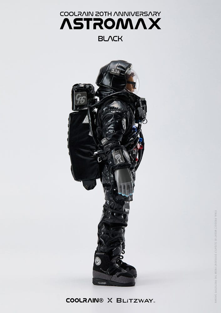 Coolrain Blue Labo Series Astromax (Black Version) 32 cm 1/6 Action Figure
