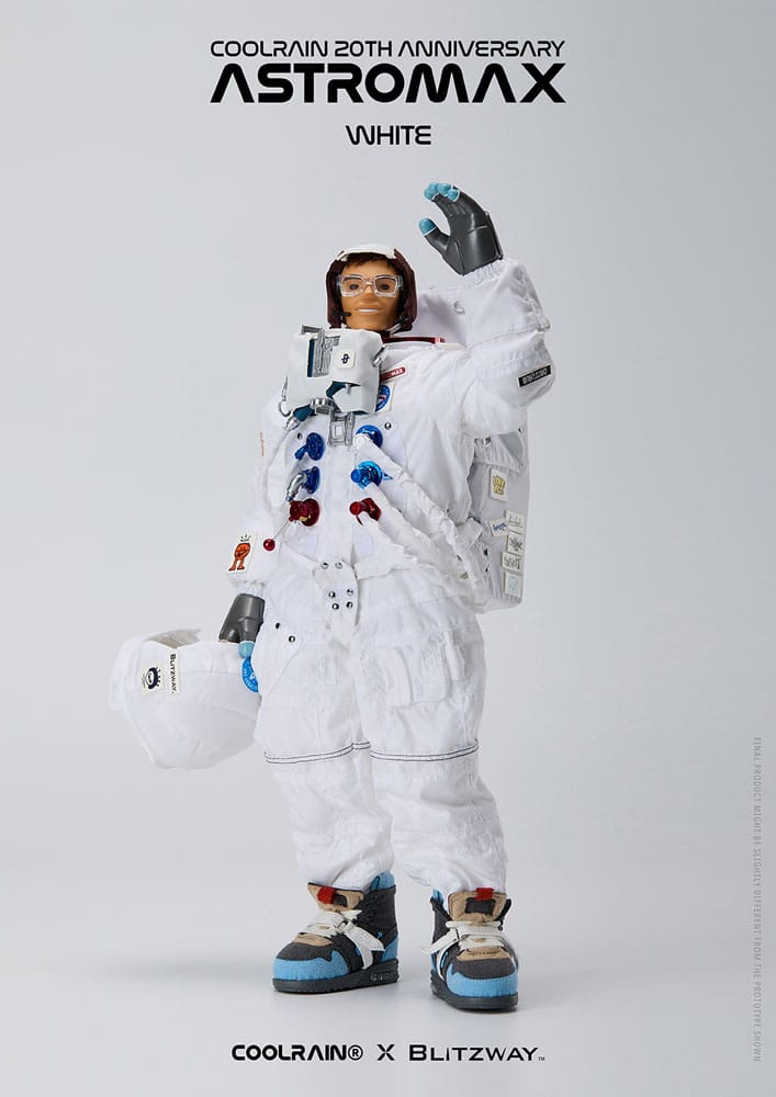 Coolrain Blue Labo Series Astromax (White Version) 32 cm 1/6 Action Figure