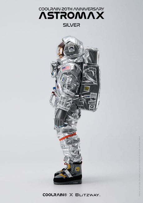 Coolrain Blue Labo Series Astromax (Silver Version) 32 cm 1/6 Action Figure