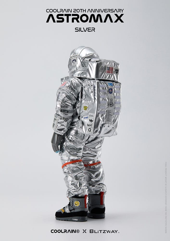 Coolrain Blue Labo Series Astromax (Silver Version) 32 cm 1/6 Action Figure