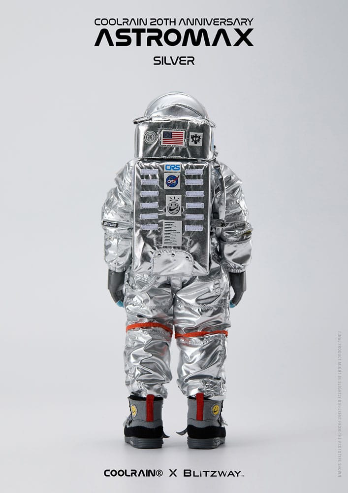 Coolrain Blue Labo Series Astromax (Silver Version) 32 cm 1/6 Action Figure