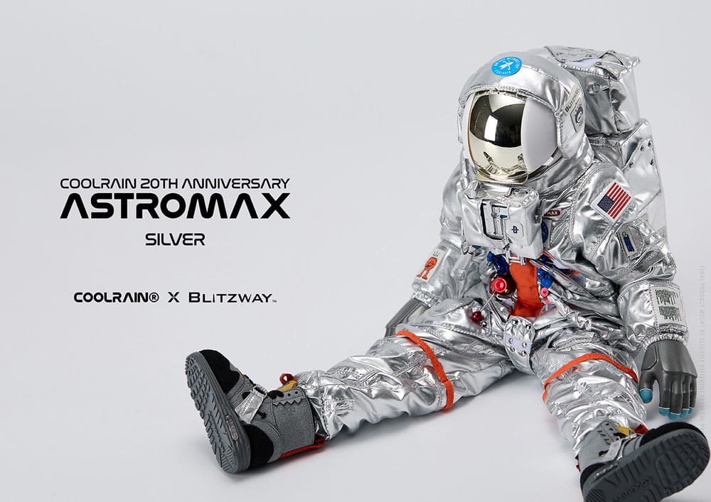 Coolrain Blue Labo Series Astromax (Silver Version) 32 cm 1/6 Action Figure