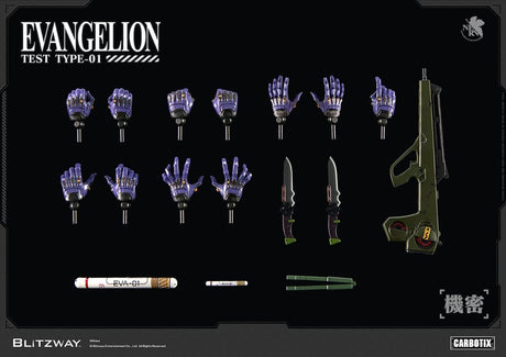 Evangelion Carbotix Action Figure Evangelion Unit-01 Test Type (Standard Ver.) 33 cm