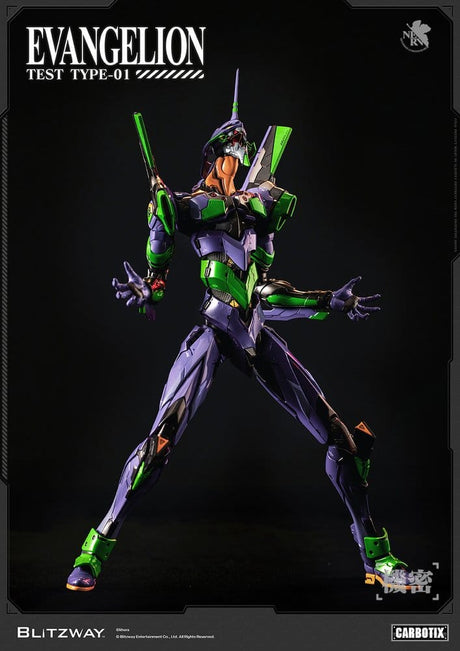 Evangelion Carbotix Action Figure Evangelion Unit-01 Test Type (Standard Ver.) 33 cm