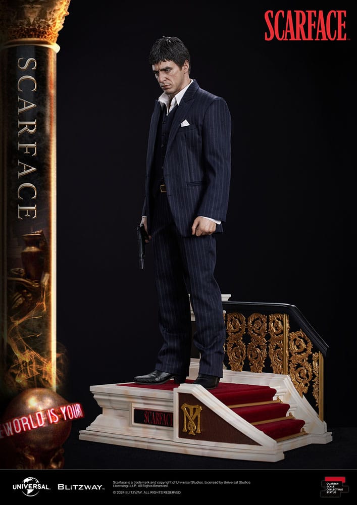 Scarface Tony Montana 53 cm 1/4 Superb Scale Statue