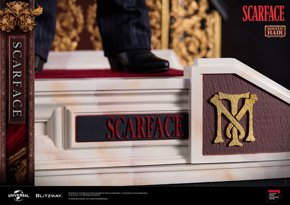 Scarface Tony Montana (Rooted Hair Version) 53 cm 1/4 Superb Scale Statue