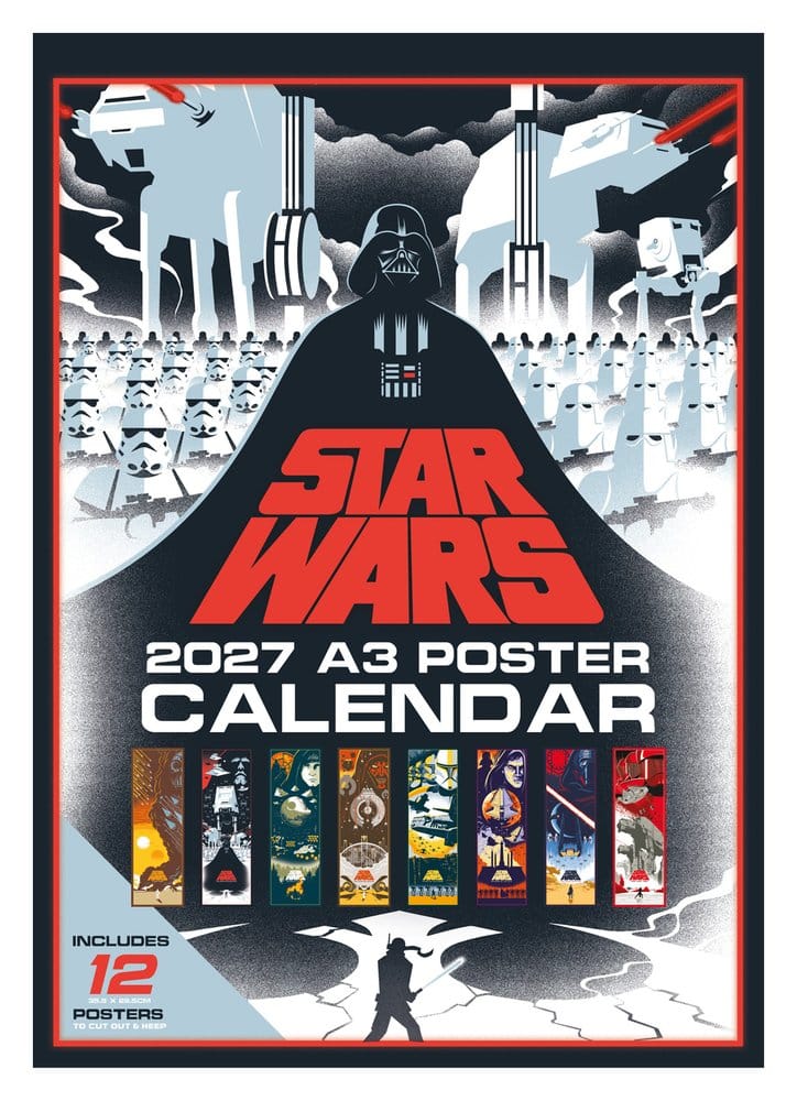 Star Wars Calendar A3 Poster 2027