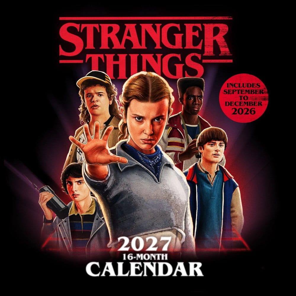 Stranger Things Calendar 2027 30 x 30 cm