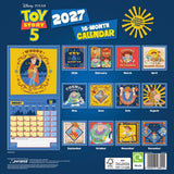 Toy Story Calendar 2027 30 x 30 cm