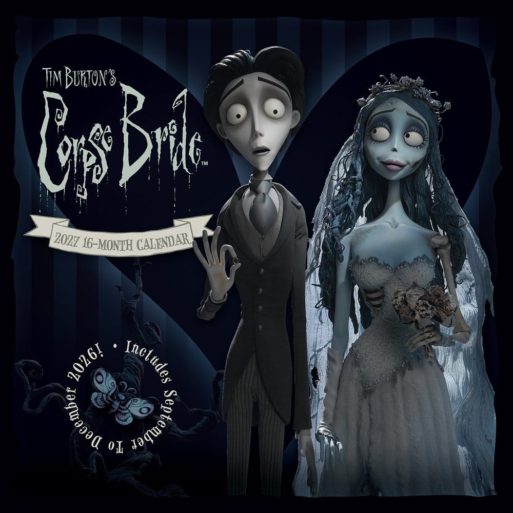 Corpse Bride Calendar 2027 30 x 30 cm