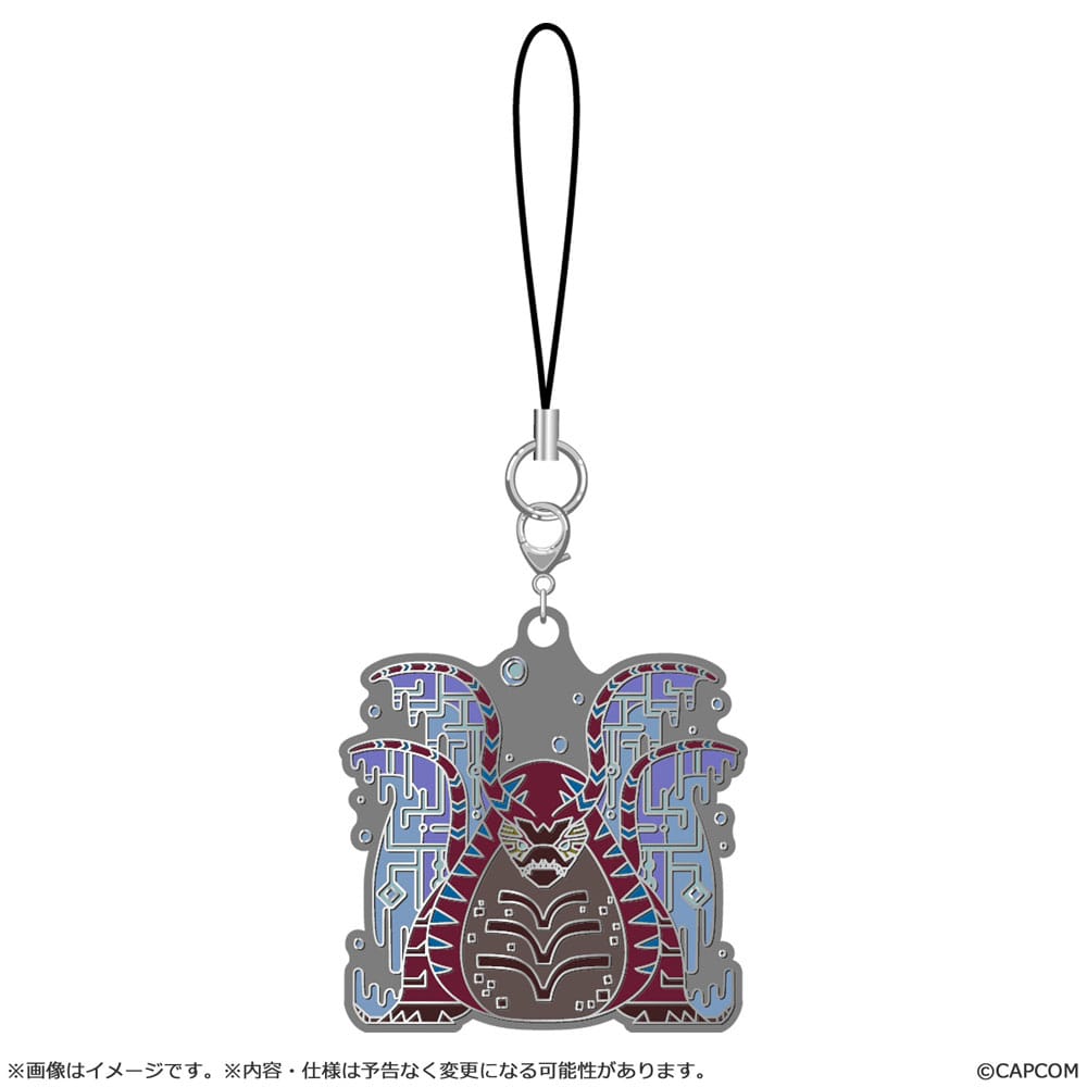Monster Hunter Wilds Metal Keychain Monster icon Blind Box Assortment (10)