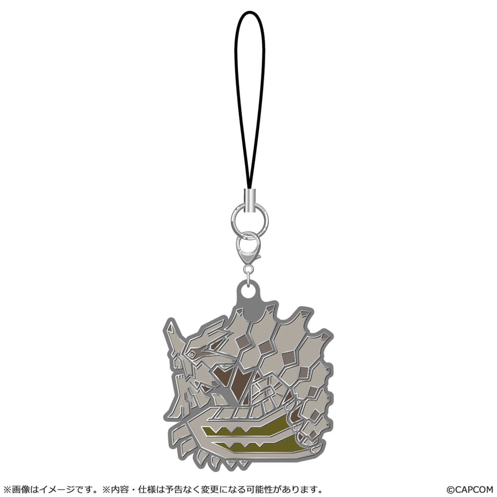 Monster Hunter Wilds Metal Keychain Monster icon Blind Box Assortment (10)