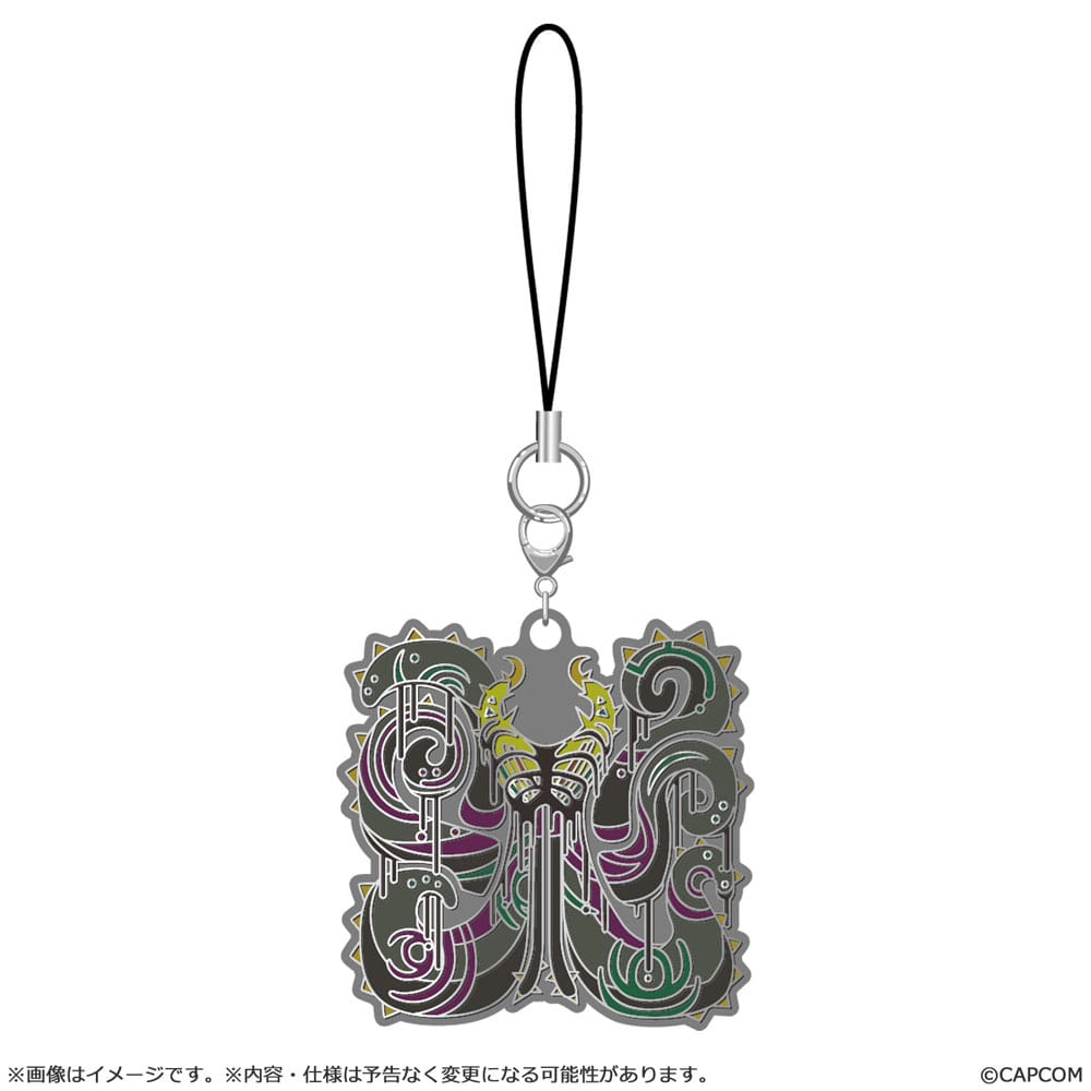 Monster Hunter Wilds Metal Keychain Monster icon Blind Box Assortment (10)