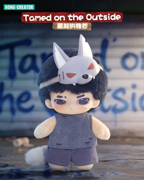 Neekyio Silent Beast Plush Keychain 15 cm Blind Box Display (6)