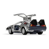 Back to the Future DeLorean and Doc Brown 1/36 Scale Diecast Model and Figure