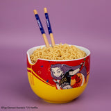 KPop Demon Hunters Ramen Bowl with Chopsticks Mira Spice Queen