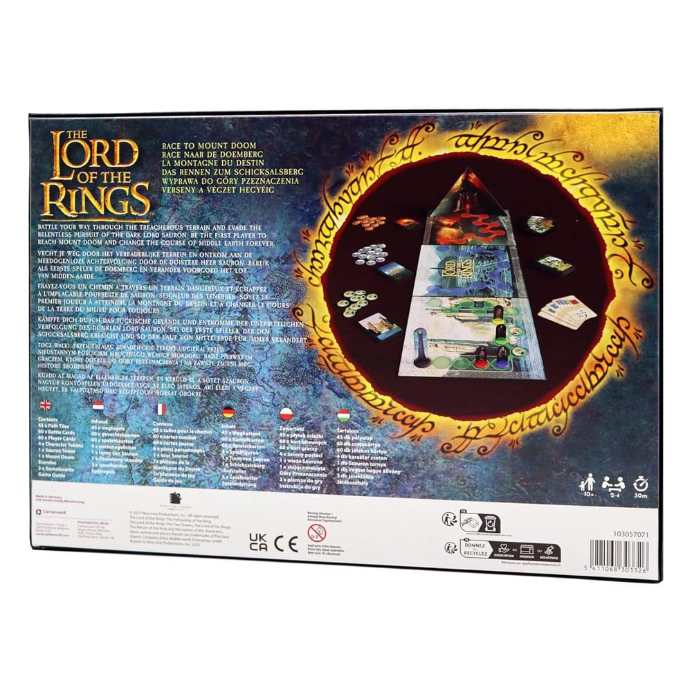 Lord of the Rings Mount Doom Medium Board Game