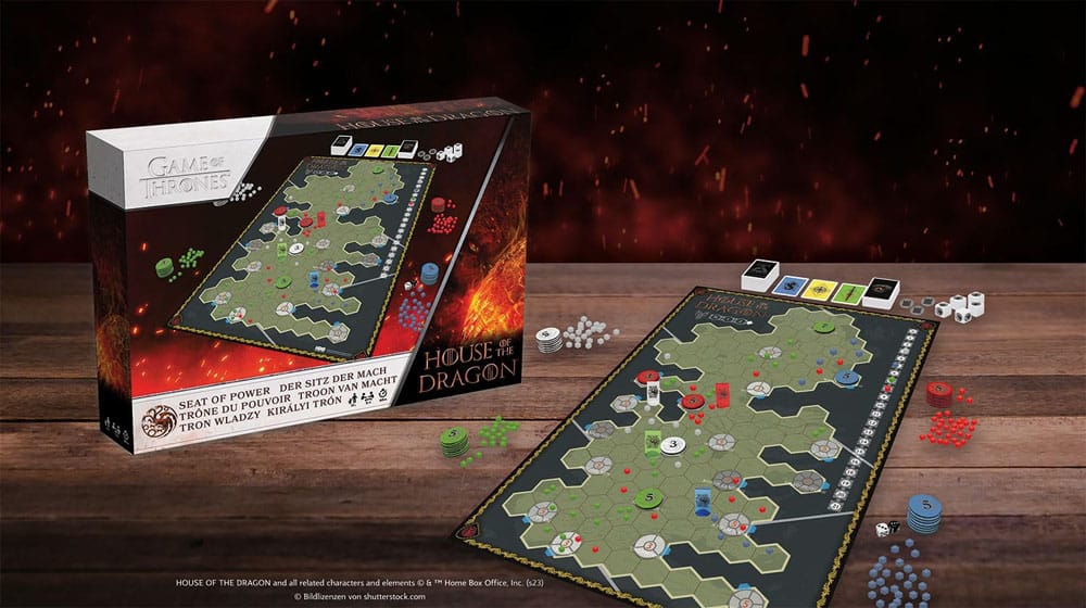 House of the Dragon Seat of Power Board Game