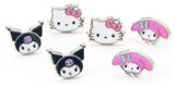 Sanrio Stud Earring Set Hello Kitty, Kuromi and My Melody
