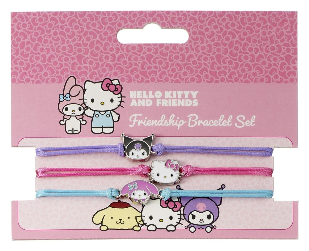 Sanrio Bracelet 3-Pack Hello Kitty, Kuromi and My Melody
