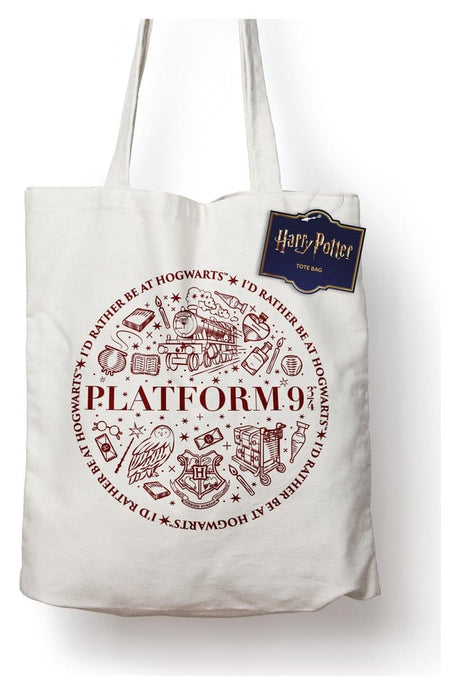 Harry Potter Tote Bag Platform 9 3/4 Cotton