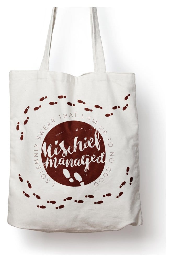 Harry Potter Tote Bag Marauders Map Cotton