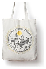 Harry Potter Tote Bag Hogwarts Castle Cotton