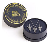 Lord of the Ring Earrings and Necklace Gift Set Evenstar