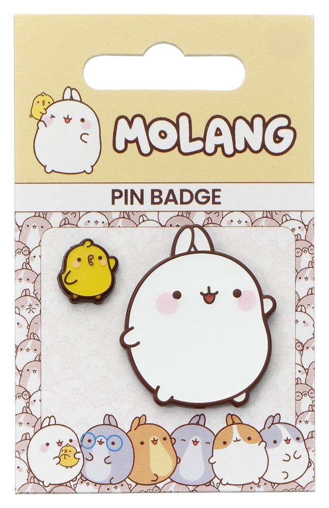 Molang Pin Badge Molang & Piu Piu