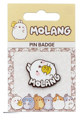 Molang Pin Badge Molang & Piu Piu Logo